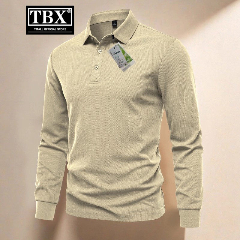 高端polo衫男士长袖T恤2026新款春秋季商务休闲打底翻领卫衣男款