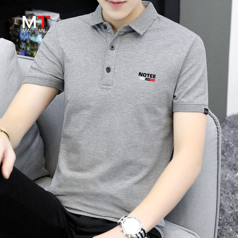 高端纯棉polo衫男士短袖t恤2026新款夏季商务休闲长袖上衣服男款