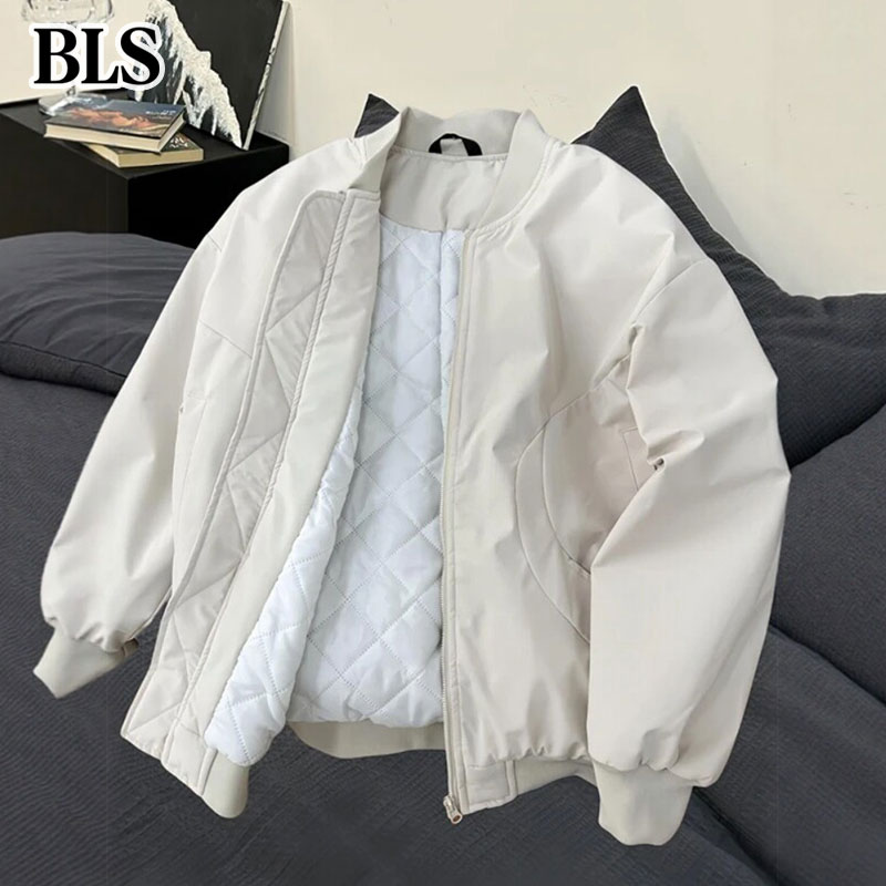 高端飞行夹克棉服男款秋冬2026新款加厚夹棉棒球服男士休闲上衣服