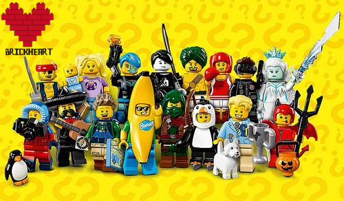 正品乐高lego71013人仔抽抽乐16季 香蕉人企鹅人