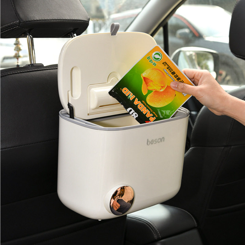 车载垃圾桶壁挂车内滑盖密封清洁桶私家车手提垃圾收纳卫生用品,汽车用品/电子/清洗/改装,车载垃圾桶/袋,淘宝优惠券,粉丝福利购,淘宝优惠卷