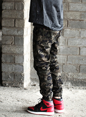 【特价】ENSHADOWER隐蔽者二代迷彩束脚裤男潮牌收口小脚休闲长裤