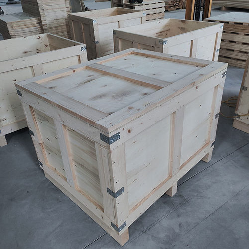 新品热销国内用特大号胶合板实木包边长方形设备物流木箱包装定制-封面