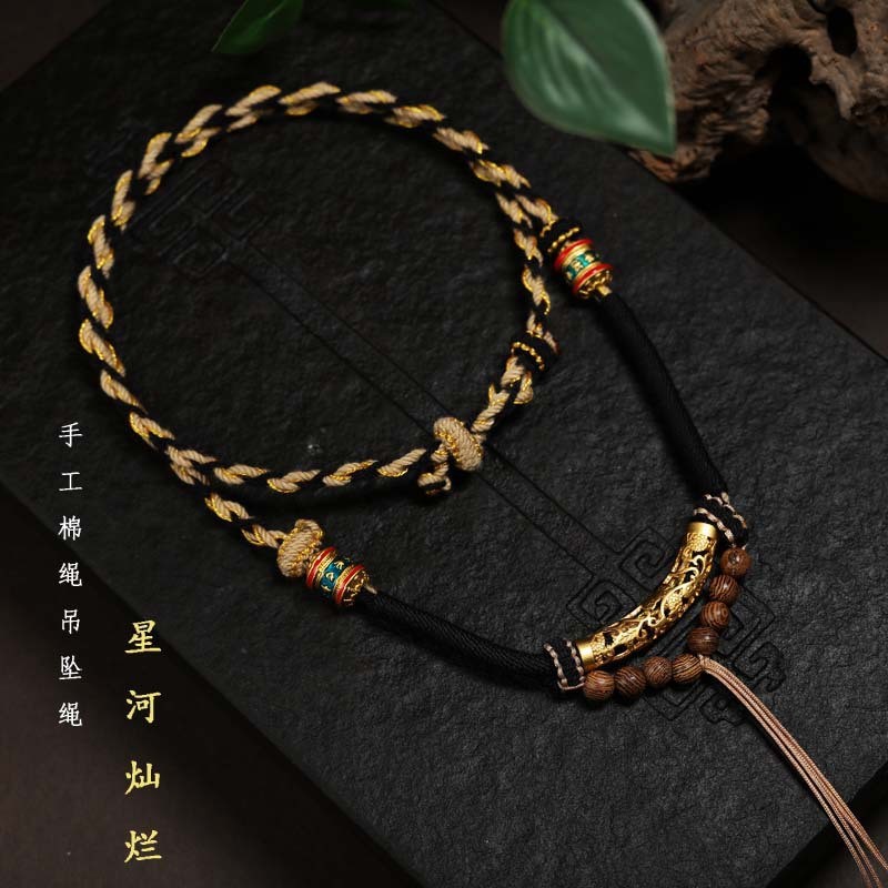 DIY高档藏式纯手工编织绳