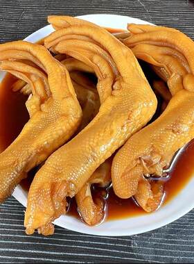 柏项粿泡鸭爪网红泡鸭爪奶茶店香脆鸭脚龙岩客家风味卤味休闲零食