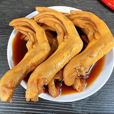 柏项粿泡鸭爪网红泡鸭爪奶茶店香脆鸭脚龙岩客家风味卤味休闲零食