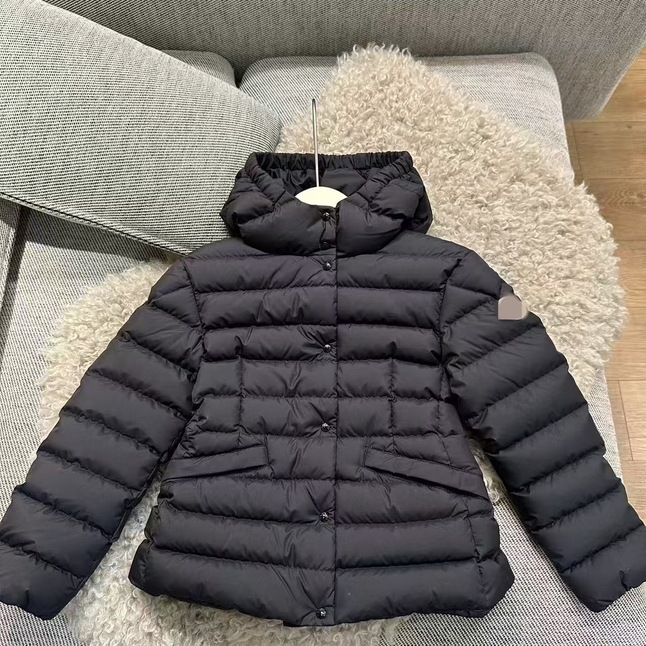 亲子保暖收腰25冬 M家小蛮腰女童亲子修身加厚90白鹅绒羽绒服外套