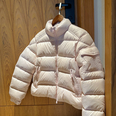 现货2025秋冬新款 M家加厚短款女士90白鹅绒羽绒服纯色面包羽绒服