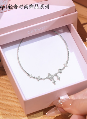 迪士尼银手链轻奢小众精致高级感