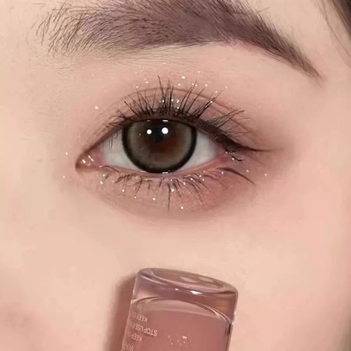 网红爆款超火烤奶茶色液体眼影纯欲风灰粉色低饱和度哑光大地单色