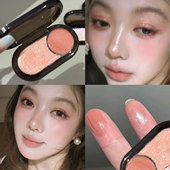 淡颜好气色 双色腮红高光多用膏水光肌立体提亮膨胀显气色伪素颜