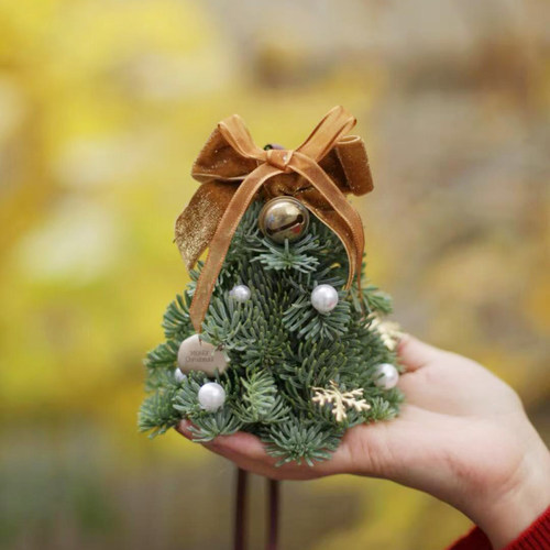 圣诞嘉年华ins风迷你15cm圣诞树