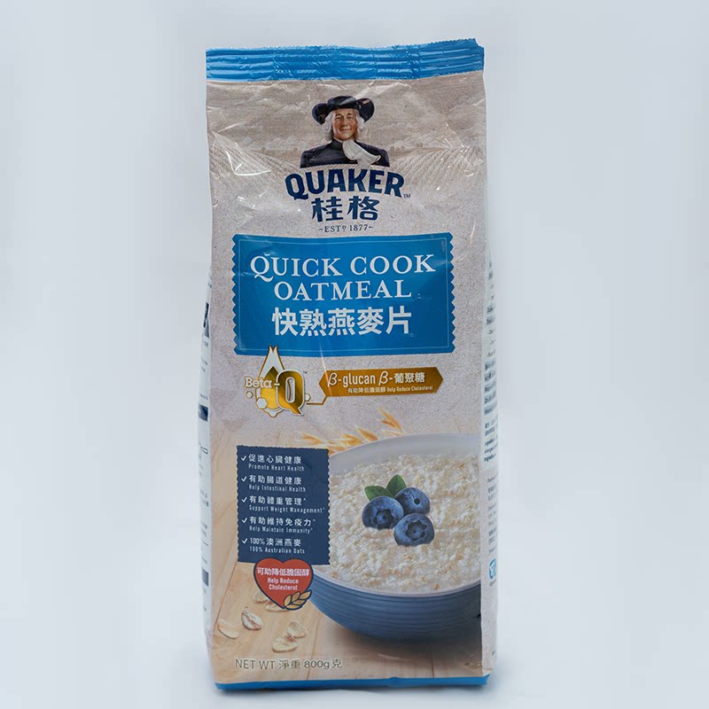 港版进口澳洲QUAKER桂格即燕麦麸皮