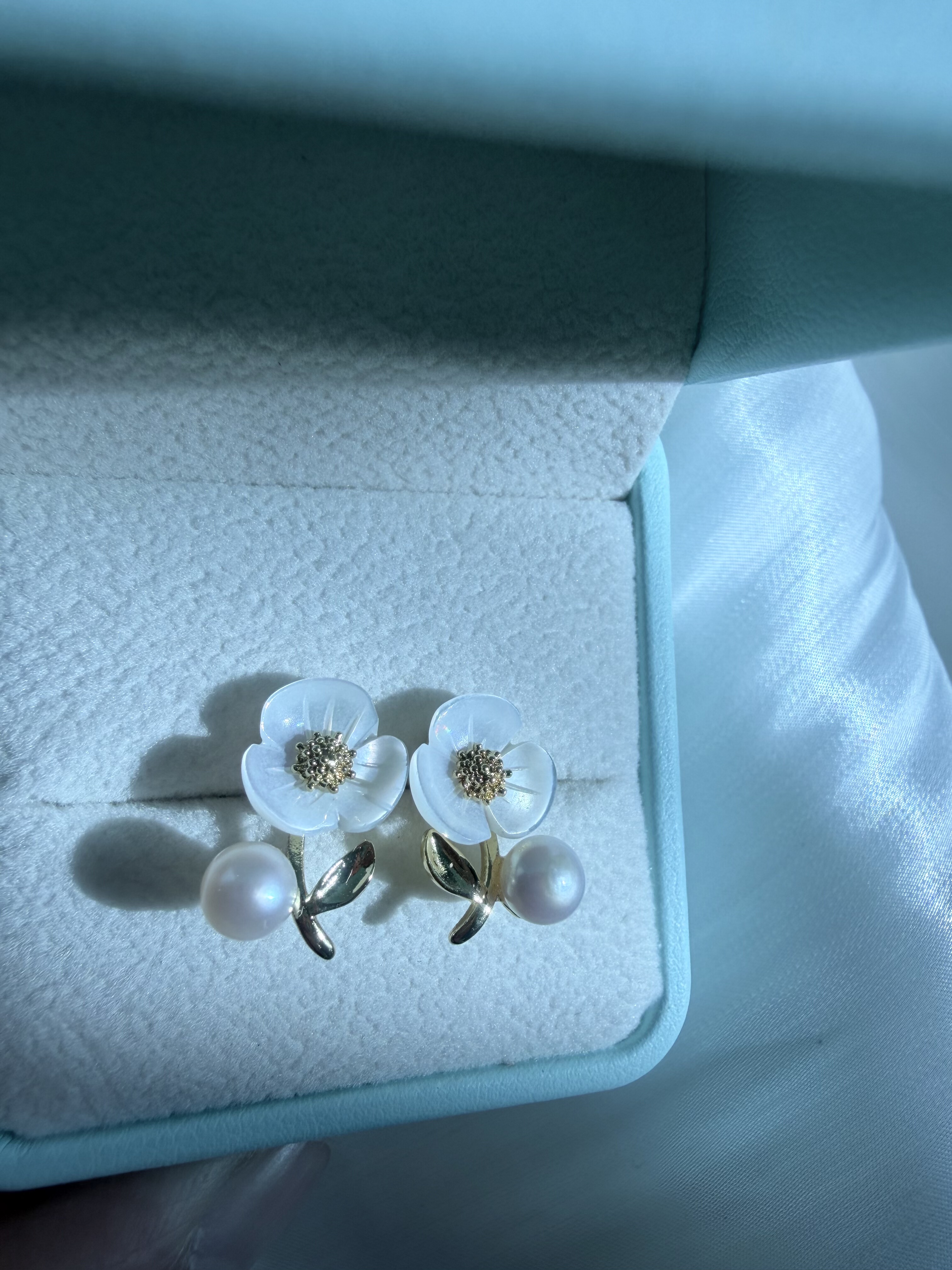 天然淡水珍珠耳钉小花精致小巧2026新款爆款轻奢高级感耳环耳饰女,珠宝/钻石/翡翠,耳饰,淘宝优惠券,粉丝福利购,淘宝优惠卷