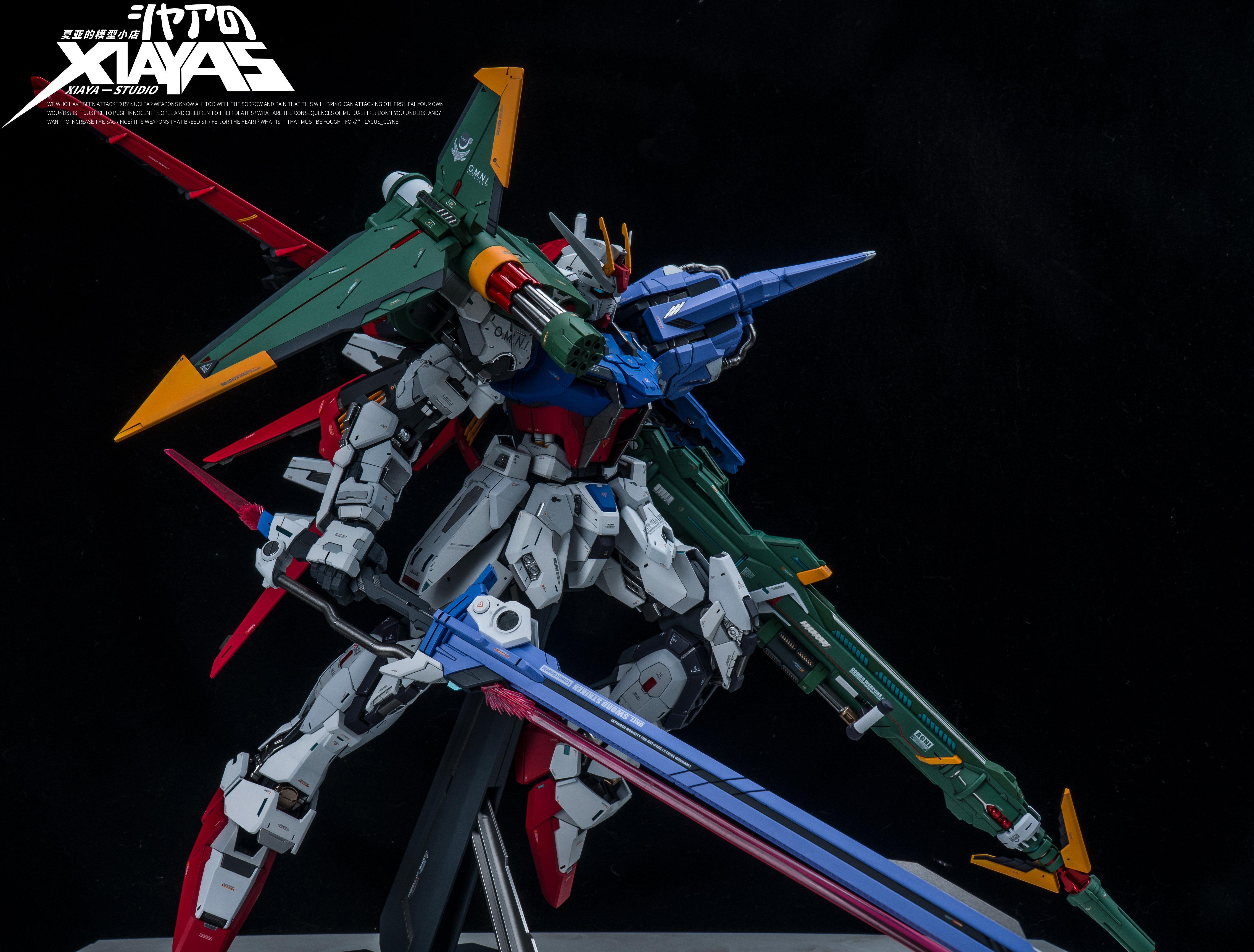 夏亚的模型小店 万代pg完美强袭 pg强袭高达 pg完美强袭代工涂装