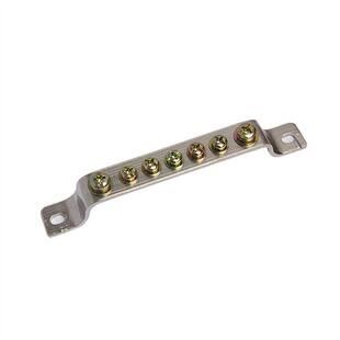 加厚铜排零线排端子正3*20螺杆零地排接线端子5孔7孔10孔带绝缘子