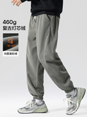 休闲长裤 布衣传说 潮 男士 宽松束脚运动裤 460g重磅灯芯绒 加绒卫裤