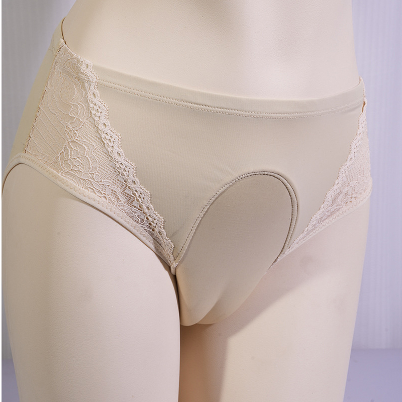 男士隐藏下体伪娘内裤男扮女装