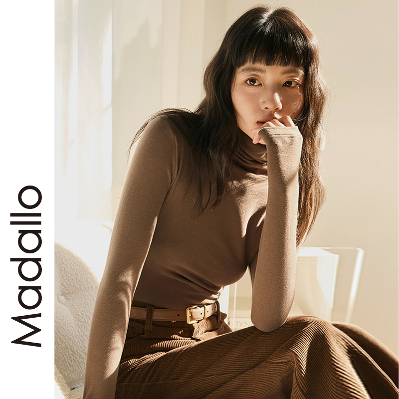 高领打底衫女秋冬内搭可外穿上衣