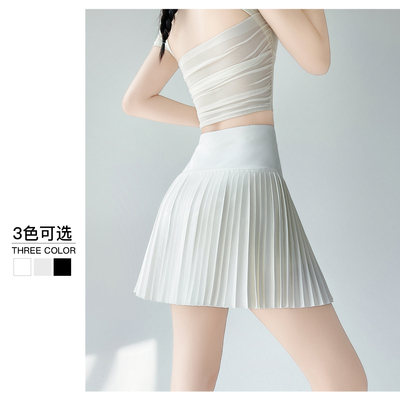 白色百褶裙女2025新款夏季半身裙