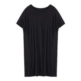 睡裙女夏季薄款莫代尔冰丝睡衣女款高级感连衣裙凉爽家居服夏天