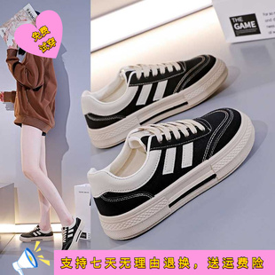 新款 板鞋 潮韩版 女学生跑步休闲鞋 网红街拍 帆布鞋 年春季