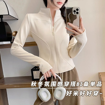 冬日冬天健身服女瑜伽服加绒