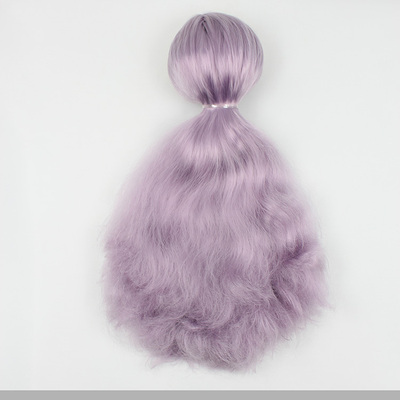 小布Blythe头皮齐刘海浪卷发假发