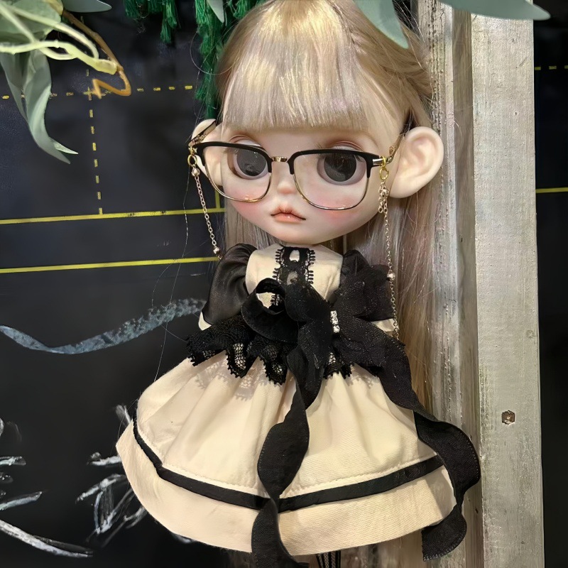 blythe小布ob24娃娃哥特式衣服