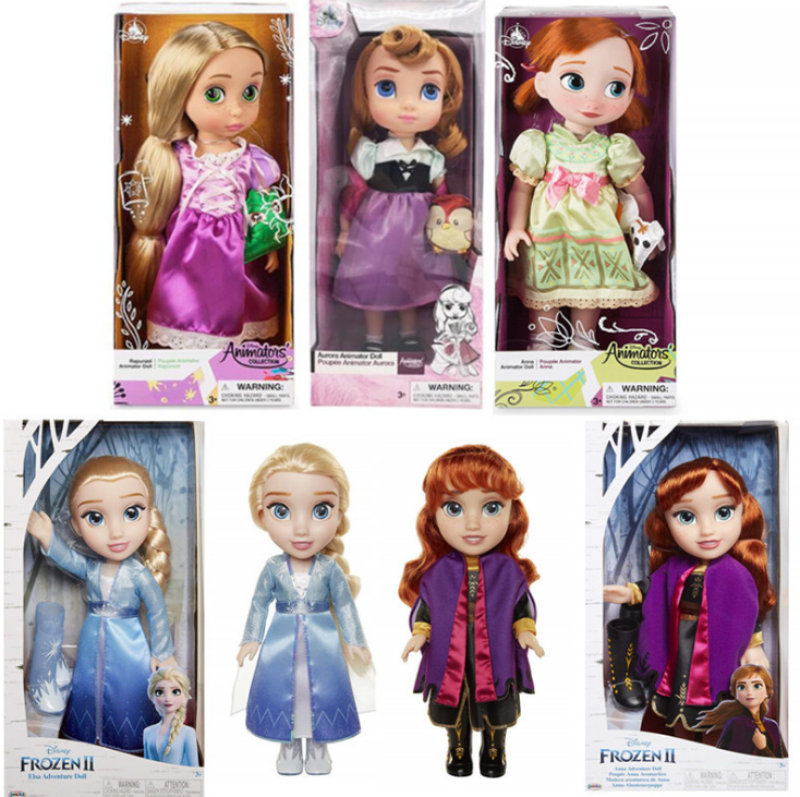 正版迪士尼 冰雪奇缘2音乐沙龙娃娃 乐佩爱丽儿美人鱼公主 玩具