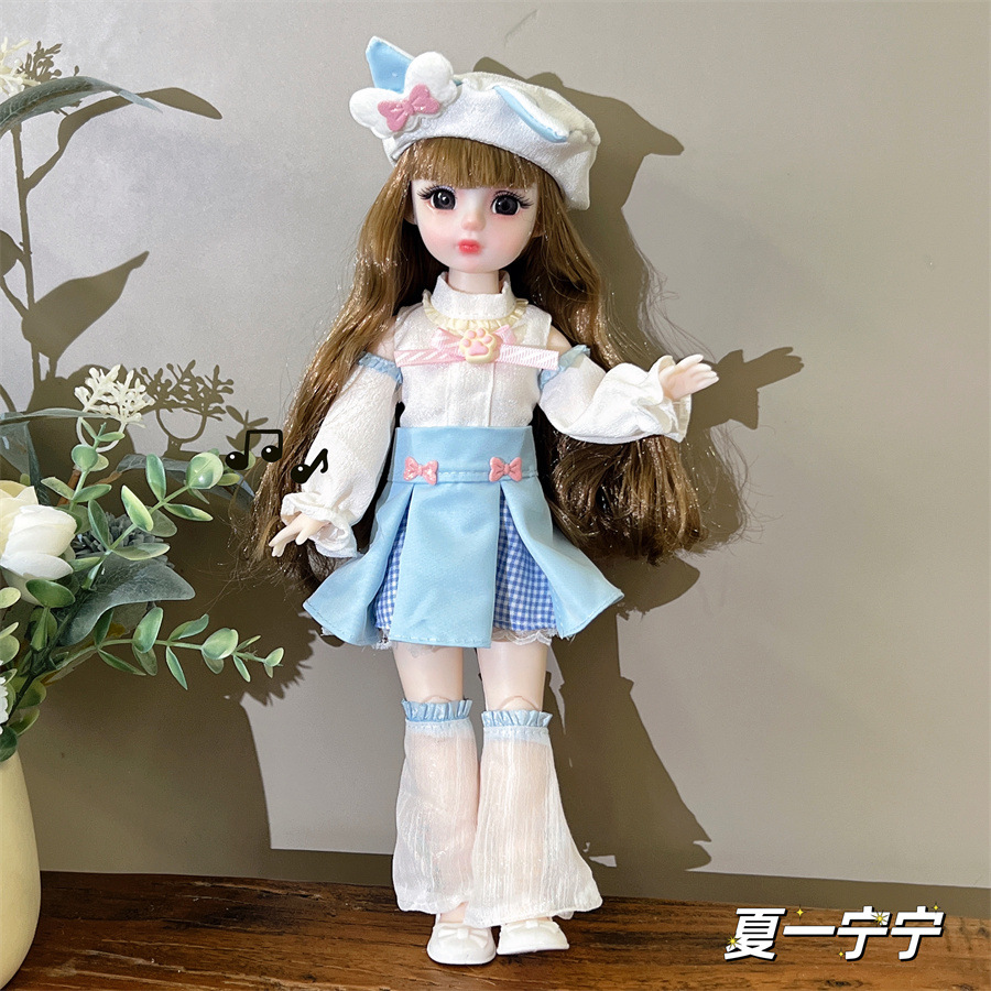 30厘米全娃含衣服娃小公主娃娃