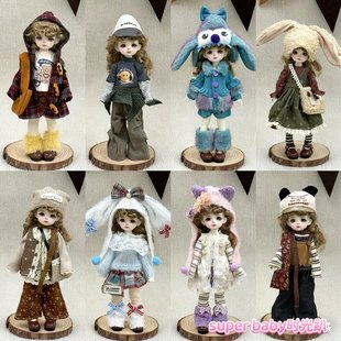 6分bjd小铃铛娃衣mjd赤木体GL体小布森系30cm娃衣洛丽塔换装衣服