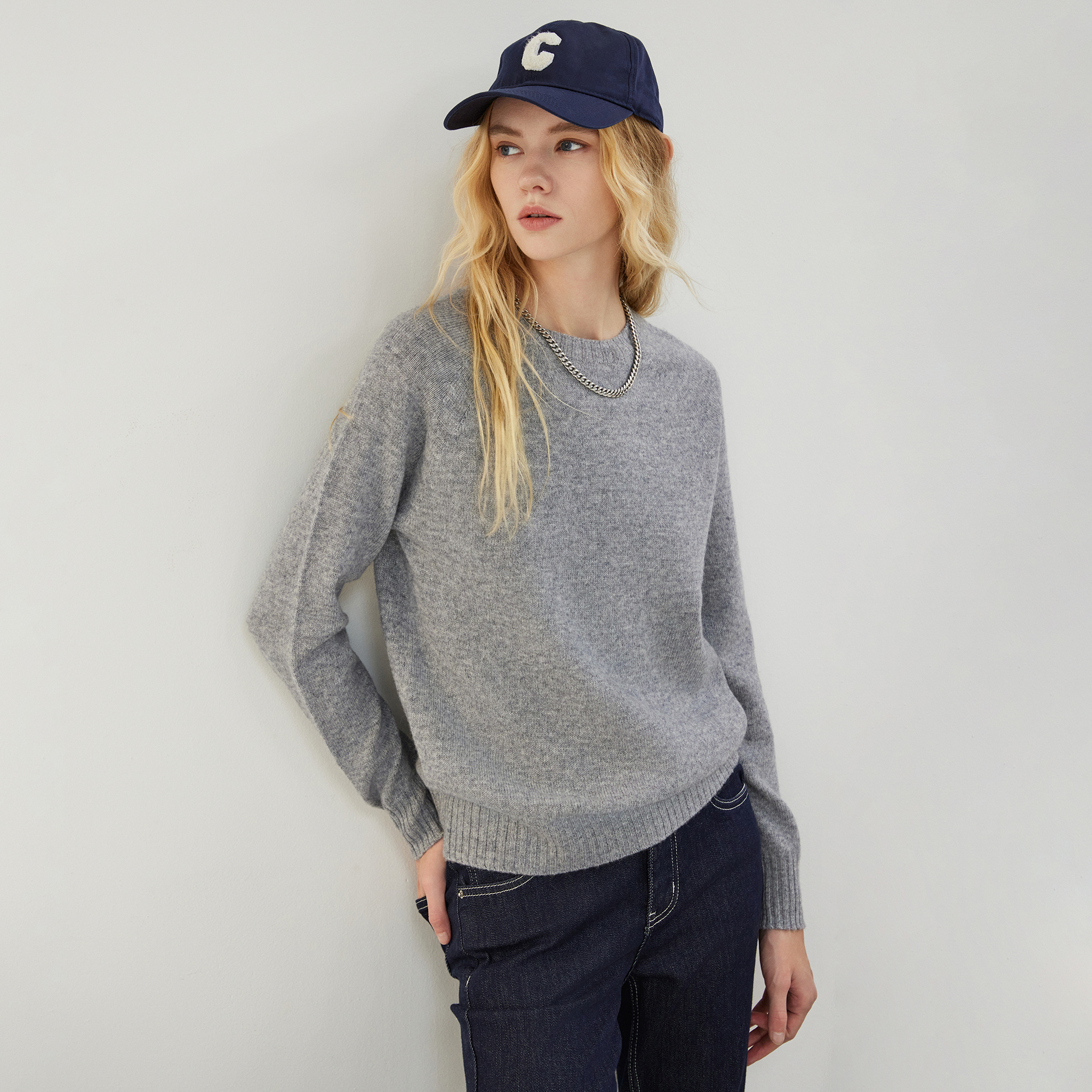 BasicHouse/百家好针织衫