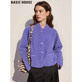 House 短款 百家好加厚摇粒绒外套女士2026春季 美式 上衣 新款 Basic