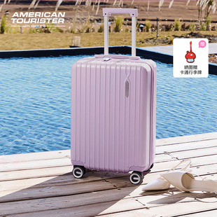美旅2026新款粉行李箱女20寸可登机大容量旅行箱拉杆箱薯条箱79B