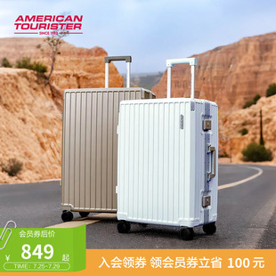 美旅2025年新款 鋁框行李箱20寸登機箱大容量旅行箱商務(wù)拉桿箱NN9