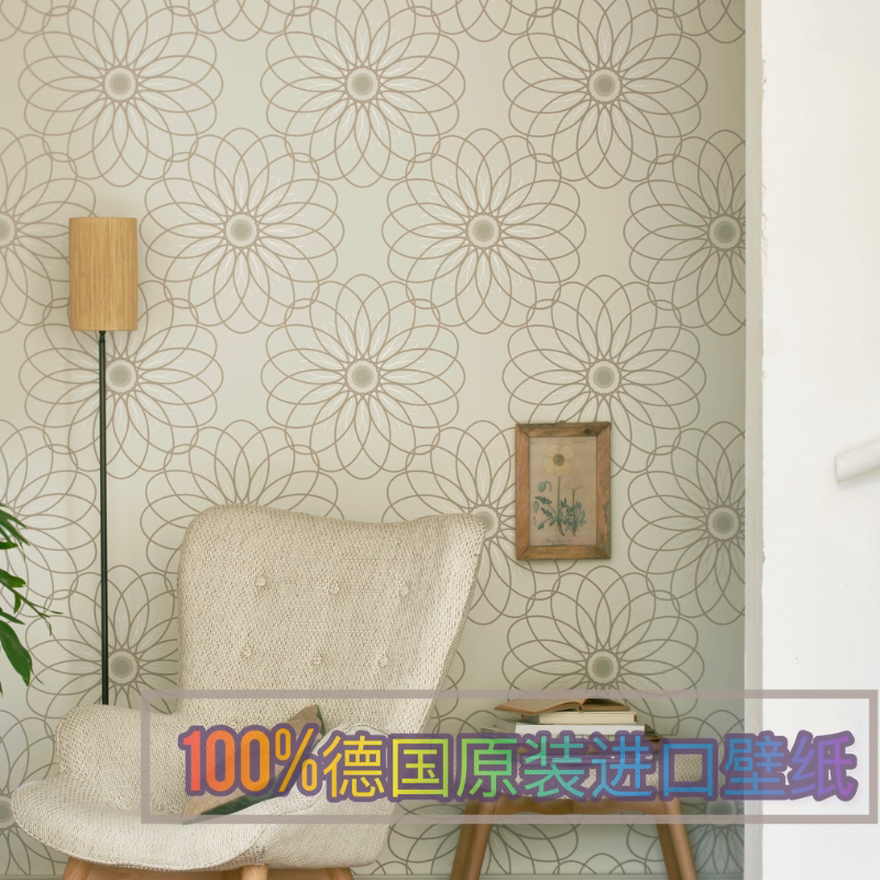 德国艾仕a.s.creation进口高级感壁纸北欧法式奶油轻奢高颜值墙纸