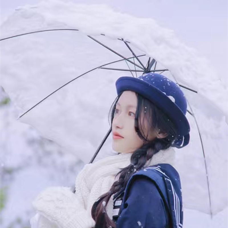 包邮秋冬天韩版女生潮帽子羊毛呢圆顶翻卷边小礼帽英伦圆帽丸子帽