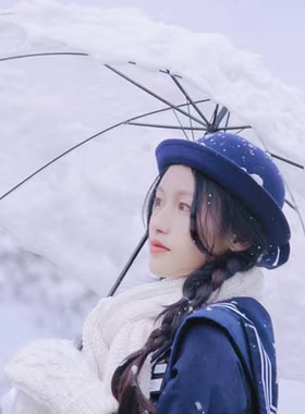 出游礼帽女生JK日系卷边秋冬