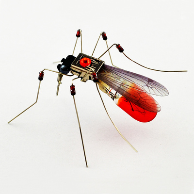 仿生昆虫机器人电子蚊金属拼装模型diy手工机械党3d立体组装男孩