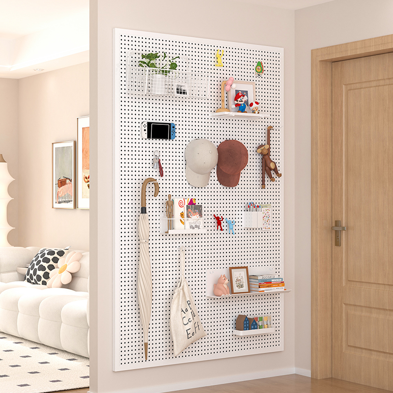 洞洞板置物架手机配件饰品五金工具货架挂板墙不锈钢展示架定制