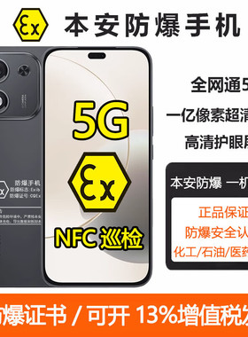 honor/荣耀 X70i防爆智能手机全网通5g石油化工厂制药T4本安型nfc