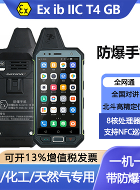 三防防爆手机化工厂加油站液化气T4工业公网对讲防水NFC大音量