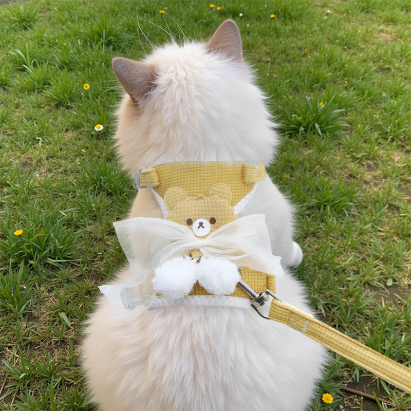 猫咪牵引绳防挣脱外出专用