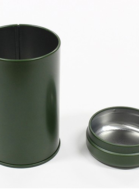 日本进口ECHO铁制精品绿茶叶罐迷你家用创意小号防潮红茶储存罐子