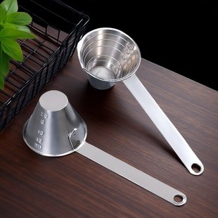 日本进口ECHO计量勺不锈钢料理量杯调料勺烘焙定量刻度勺轻便耐用