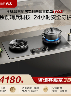[专柜同款]方太HKY8哨兵燃气灶台煤气家用定时防干烧联动官方旗舰