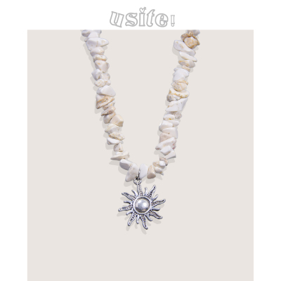 王嘉尔同款项链usite碎石串珠链