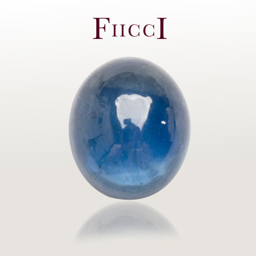 FIICCI菲伊奇 1.19克拉天然蛋面蓝宝石裸石椭圆形素面珠宝定制