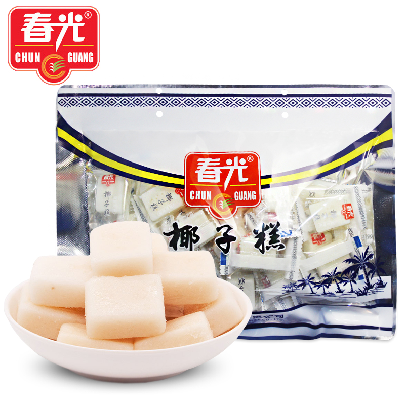 海南特产春光什锦糕 椰子糕450克 软糕软糖糖果零食口味可选